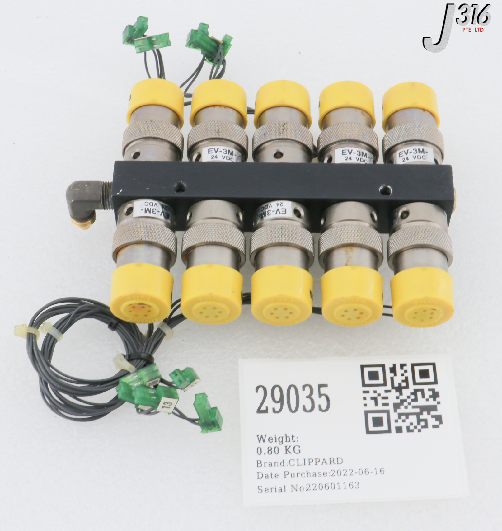 24 29035 CLIPPARD 10-SLOT MANIFOLD ASSY EV-3M-24VDC | eBay